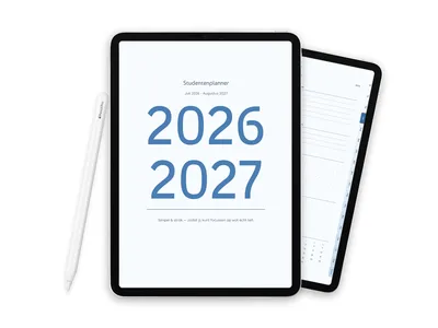 2026-2027 Digitale Student Planner voor iPad, Patina - 2026-2027 Nederlands Patina